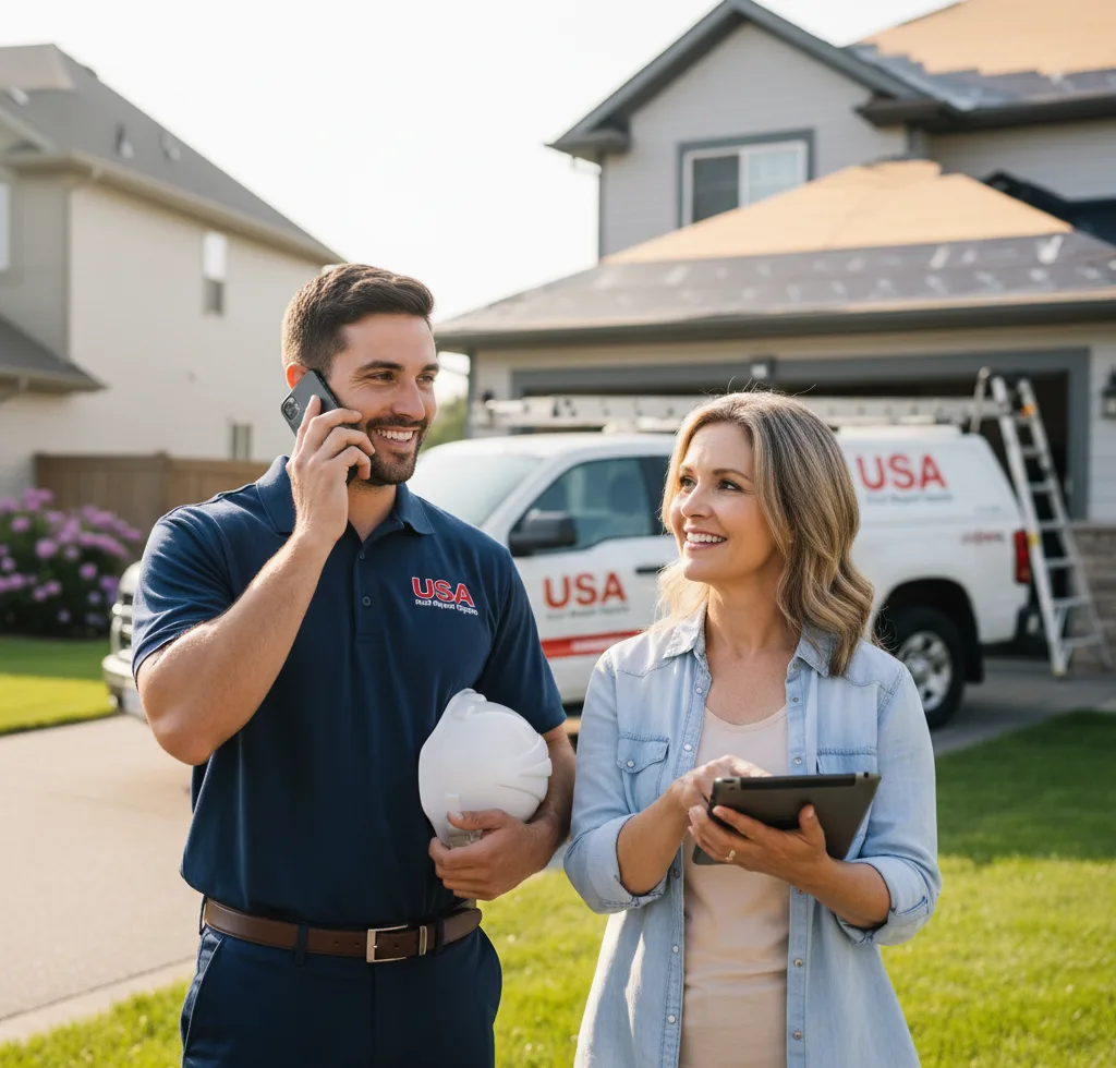 USA Roof Repair Experts customer support in Saunderstown